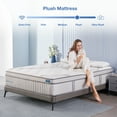 thumbnail image 2 of King Mattress,Lechepus 14 Inch Hybrid Memory Foam Mattresses with Individual Pocket Springs,Mattress in Box,Plush Comfortable Mattress for Cool Sleep & Back Pain Relief,CertiPUR-US Certified, 2 of 5