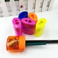 thumbnail image 3 of Miangastore 12pcs Pencil Sharpener Two Hole Pencil Sharpener Creative Stationery School Prize for Children Kids (Random Color), 3 of 8