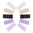 thumbnail image 2 of 10PC Women's Bra Extenders Brassiere Extension Hooks Narrow 3 Rows 1 Button Bra Underwear Extension Buckle (Random Color), 2 of 9