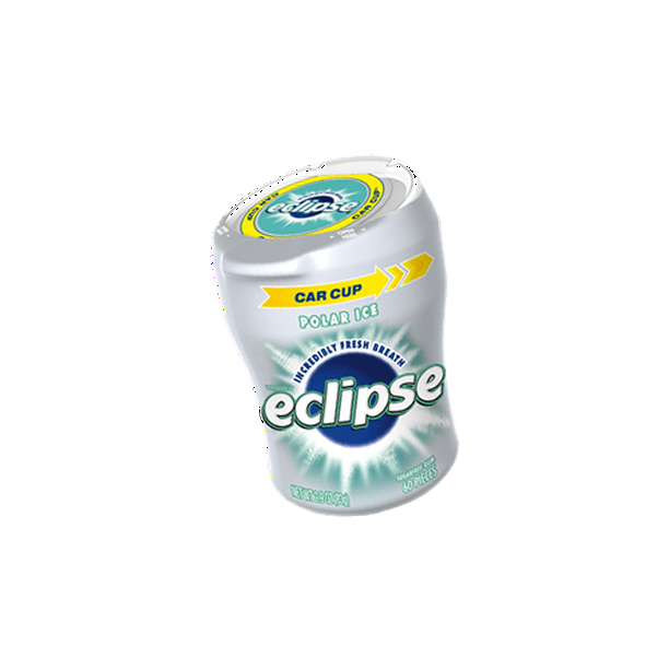 Eclipse Gum, Polar Ice, 60 Count Bottle