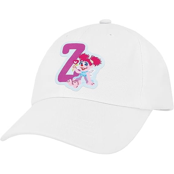 Sesame Street Abby Kids Toddler Cap With Initial, Toddler Boys Hat, Youth Girl Baseball Cap, Cute Toddler Baseball Cap