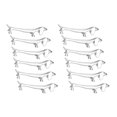 thumbnail image 1 of 12 Pcs Chopsticks Rest Little Dog Chopsticks Holder Dachshund Zinc Alloy Fork Stand Spoon Tableware, 1 of 4
