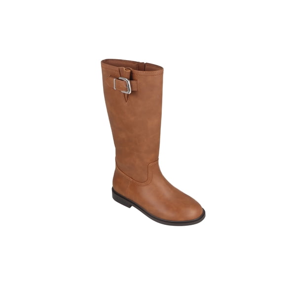 Wonder Nation Little and Big Girls' Tall Riding Boots with Buckle