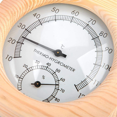 thumbnail image 2 of Digital Sauna Thermometer with Metal Dial and Hydrometer Hygrometer Hygrometer Hygrometer Thermometer Sauna Accessory, 2 of 5