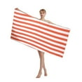 thumbnail image 6 of SPOORYYO Striped Microfiber Beach Towel: Quick-drying, Highly Absorbent, and Soft for Bath, Pool, and Travel, 6 of 7