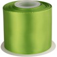 thumbnail image 1 of GFDYREE 3" Inch Double Faced Satin Ribbon Kiwi Solid Polyester Craft Ribbon - 25 Yards Perfect for Gift Wrapping, Crafts, Wreath, Wedding Party Ceremony Decoration, Floral Arrangement, Sewin, 1 of 7