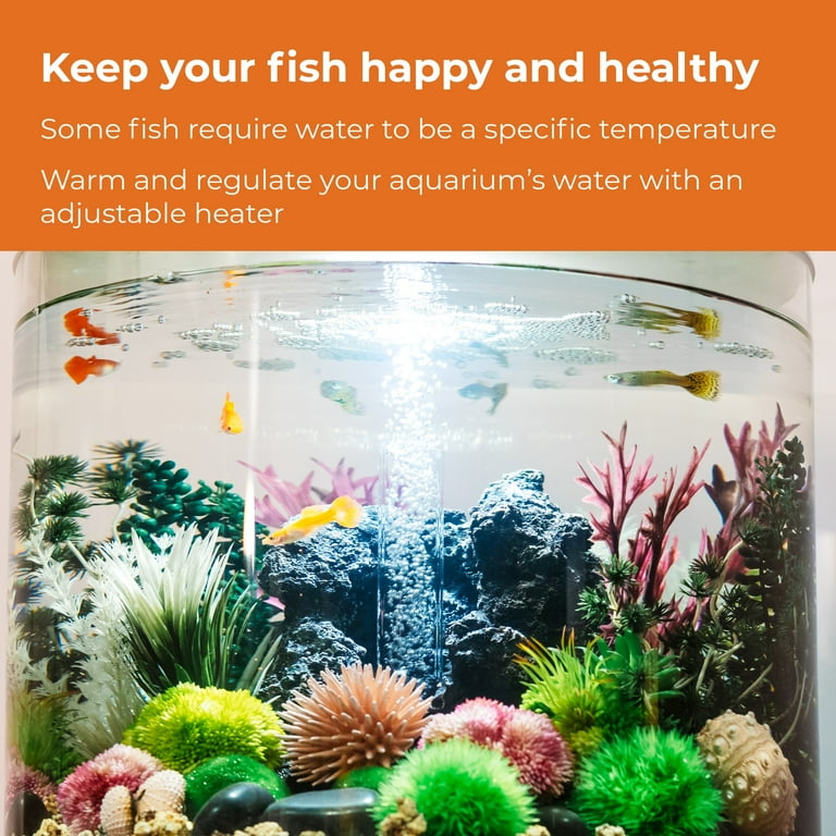 biOrb Heating Set - Complete Set for Heating Aquariums | Heating Element with Holder with Suction Cup and Thermometer | Suitable for All Aquariums