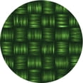 thumbnail image 1 of Ahgly Company Machine Washable Indoor Round Transitional Green Area Rugs, 5' Round, 1 of 7