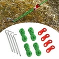 thumbnail image 4 of CXDa 13Pcs/Set High Density Strong Toughness Tent Nails Ropes Set Easy Installation Outdoor Camping Tent Stakes Pegs Reflective Ropes for Hiking, 4 of 10