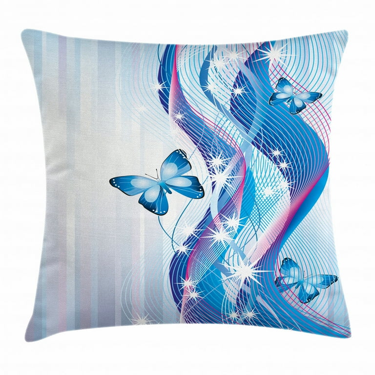 Navy and blush cushion 2025