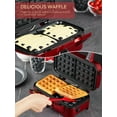 Waffle Maker 3 in 1 Sandwich Maker 1200W Panini Press With Removable