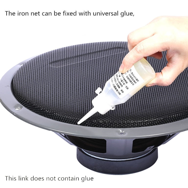 1x 3/4/5/6.5/8/10 inch Speaker Grill Cover Audio Decorative Circle Metal Mesh 6H | UK