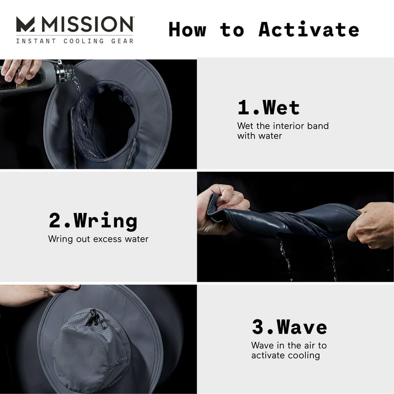Mission Navy Blue Cooling Bucket Hat