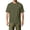 Green, variant on HAJWOH Mens Solid Color T-Shirts Short Sleeve Cotton Crew Neck Lightweight Moisture Wicking Casual Soft Basic Plain Tee Shirts