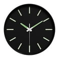 thumbnail image 1 of Reloj de pared que brilla en la oscuridad, moderno, luminoso, con números, decorativo, para dormitorio. Estilo D, 1 of 9