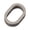 closed loop, variant on Titanium-alloy Key Rings Heavy Duty Keychain Clip Rings One-piece Spring Clip Side Pushing Keyring Closed Key Rings