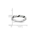 thumbnail image 2 of 1/5 Carat (Ctw) Black & White Diamond Band Ring in Sterling Silver, 2 of 4