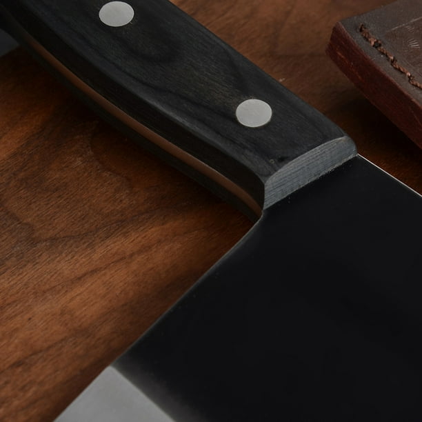 Cuchillo de cocina chino afilado para el hogar, cuchillo de cocina de acero inoxidable de doble uso, cuchillo de carnicero, cuchillo de hueso