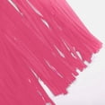 thumbnail image 6 of Karymi Spring Dresses for Women Solid Halter Mini Dress with Long Flowing Fringe, Deep V Neck Suede-Like Bodycon Side Slit Party Date Dress Dresses for Women, 6 of 9
