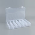 thumbnail image 5 of Walbest 36 Grid Plastic Jewelry Box, Detachable Clear Jewelry Storage Box Bead Earring Fishing Hook Container Organizer, 5 of 7