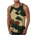 thumbnail image 2 of VBTAPA Mens Cotton Tank Tops Cotton Sleeveless Muscle Gym T Shirts Crew Neck Camouflage Tee Tops Lightning Sales of Today Prime Multicolor#11 M, 2 of 5