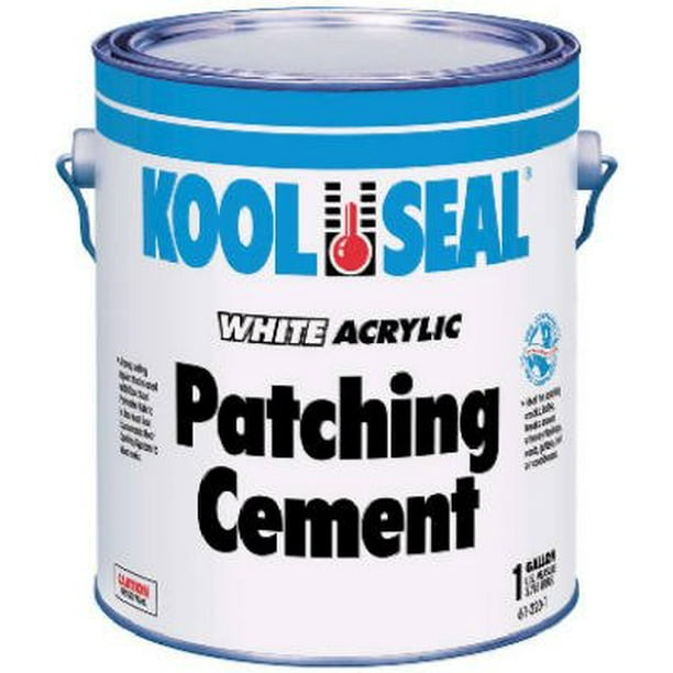 Kool Seal 612201 White Acrylic Patching CementGAL WHT RF PATCH