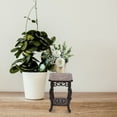 thumbnail image 5 of Reusable Flowerpot Holder Plant Shelf Indoor Vase Home Decoration Wood Base Wooden Office, 5 of 6