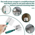thumbnail image 6 of Pluokvzr 2pcs Drywall Corner Tool Set 3inch Stainless Steel External Corner Trowel and Internal Corner Trowel Drywall Outside Corner Knife with Rubber Grip for Corner Finishing, 6 of 10