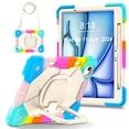 thumbnail image 3 of Funda protectora resistente a golpes para niños con soporte para Apple iPad Air 11 M2 2024 (A2902/A2903/A2904), 3 of 8