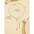 thumbnail image 6 of NICKSUN Cross Necklace for Women, 14K Gold Plated Chain Necklace Layered Dainty Sideways Cross Pendant Choker Necklace Simple Cute Jewelry for Women Christmas Day Gifts, 6 of 6