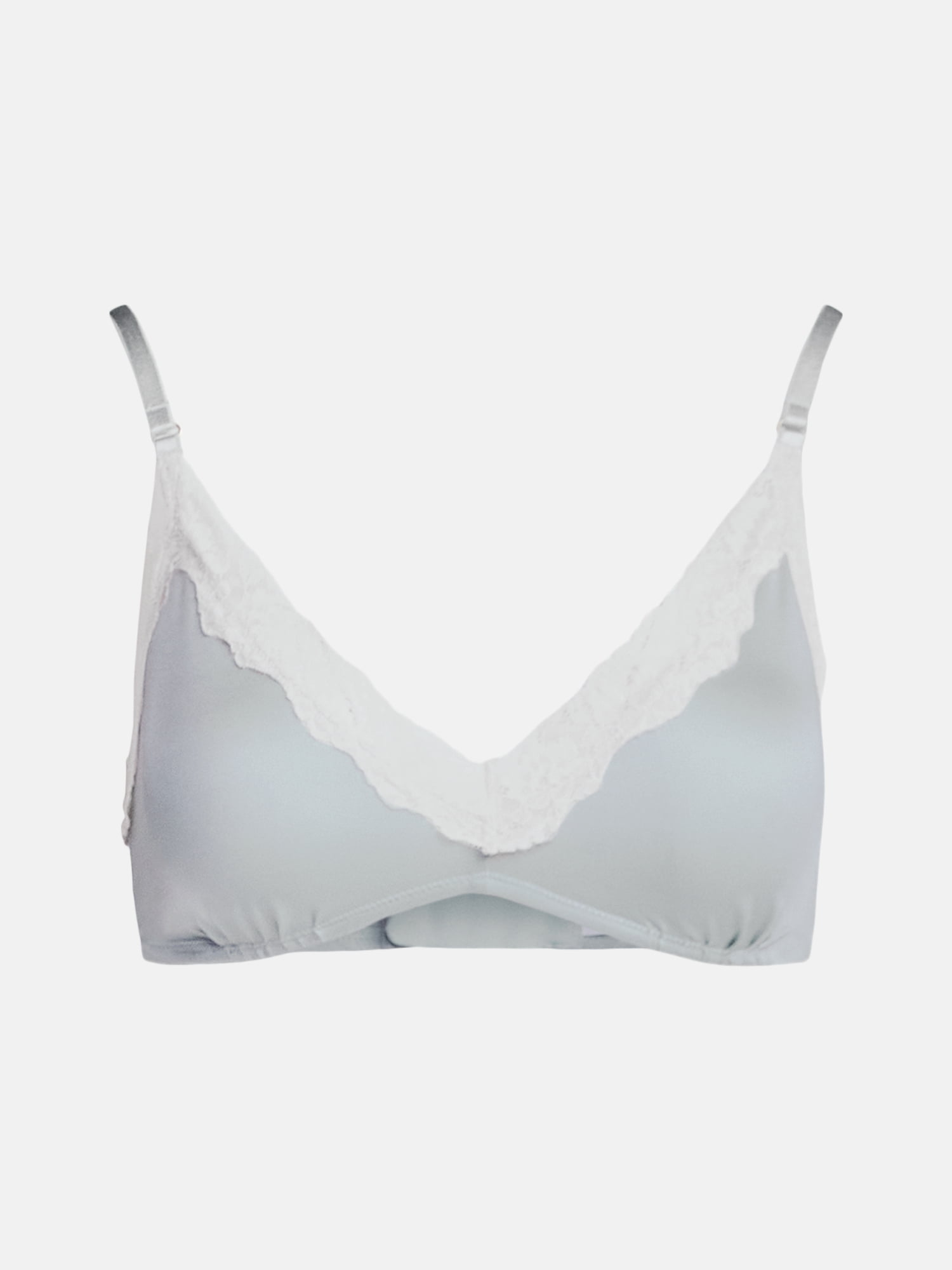 Joyspun Women's Shine and Lace Bralette, Sizes XS-XXXL