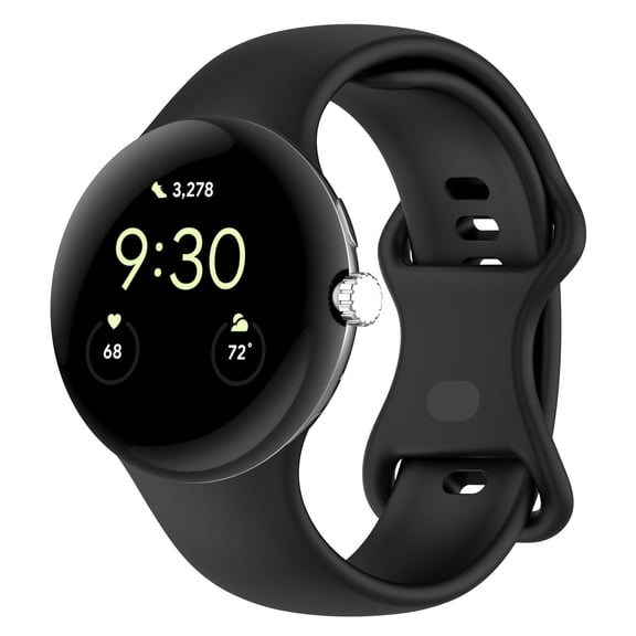 Bracelet de Montre de Sport en Silicone Exceptionnel Résistant à la Sueur pour Montre Intelligente, Ajustable, Grand Compatibilité