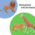 Jumbo Safari Animals Figures Set, Realistic Zoo Figurines with Elephant ...