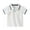 White, variant on LYMAYTER Toddler Baby Boys Short Sleeves T-Shirt Summer Lapel Button Tee Shirt Tops for 1-6T