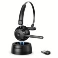 thumbnail image 1 of Auricular inalámbrico Mopchnic Bluetooth con cancelación de ruido por IA, 1 of 7