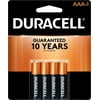 Duracell Coppertop Alkaline AAA Batteries 4 Pack