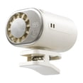 thumbnail image 2 of Ventilador pequeño con clip para exteriores, ventilador de refrigeración rápida para , recargable para interiores, pesca, escritorio, trabajo Blanco, 2 of 8