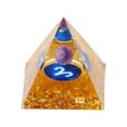 thumbnail image 2 of Orgone Pyramid,Chakra Resin Healing Meditation Power Stone Pyramid for Positive Energy, 2 of 8