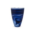 thumbnail image 1 of Imax 83950 Nicolla Glass Vase, Blue, 1 of 1