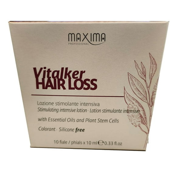 NHP Hair Loss Stimulant Intensive Lotion With Essential Oils and Plant Stem Cells Pack 10 ampoules x 7ml.