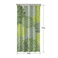 thumbnail image 5 of Green Floral and Petal Pattern Shower Curtain 36"x72" ,Bathroom Decorative Shower Curtains Set with 12 Hooks,Modern Waterproof Washable Shower Curtain, 5 of 6