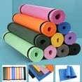XEOVHV 4MM EVA Thick Durable Yoga Mat Nonslip Exercise Fitness Pad Mat