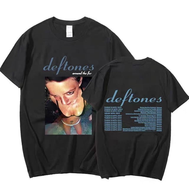 Camiseta de algodón con estampado estético para hombre y mujer, camisa con diseño de moda, Hip Hop, Deftones, Verano xuanjing unisex