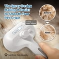 thumbnail image 3 of 3-in-1 Steam Brush for Dogs & Cats – Detangle & De-Shed with Warm Mist, Anti-Static Pet Grooming Brush for Long/Short Hair – Includes Water Tank, Release Button – Painless Hair Removal Tool, 3 of 7