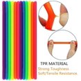 thumbnail image 3 of Juguetes sensoriales de cuerda elástica para niños y adultos, cuerda elástica para apretar, fortalecer los brazos, aliviar el estrés de los fideos, paquete de 6, 3 of 5