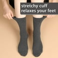 thumbnail image 4 of Women Thin Cotton Socks, Soft Cotton Bootie Socks Women Above Ankle Crew Socks 5-10 Pairs, 4 of 6