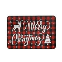 Lilixerw Clearance Christmas Doormat,Xmas Holiday Decorative,Christmas Welcome Mat,Non Slip Door Mat Outdoor Indoor Entrance Floor Mat,for Home Decoration