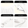 thumbnail image 6 of High  Waist Women Casual Wide Leg Pants Straight Drawstring Sport Trousers, 6 of 7