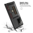 thumbnail image 3 of Dteck Case for Samsung Galaxy Note 20 Ultra/Note20 Ultra 5G 6.9-inch ,Shockproof Rubber Card Holder Leather Wallet Back Phone Kickstand Cover,Black, 3 of 6