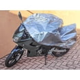 thumbnail image 5 of Funda de Lona Impermeable para Moto, Polvo Resistente al Agua, Lluvia, Viento, excrementos de pájaros, para Moto Scooter Moto Scooter (Grande 230 x 130 cm) Rojo Verde, 5 of 5